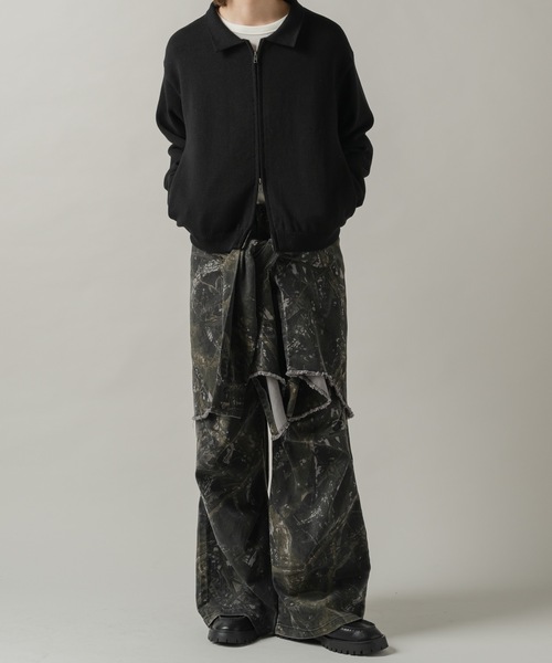 Casper John（キャスパージョン） パンツ Tree camo paleo tuck pants 