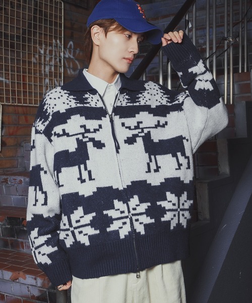 improves（インプローブス） セーター ニット ノルディック柄 カウチン