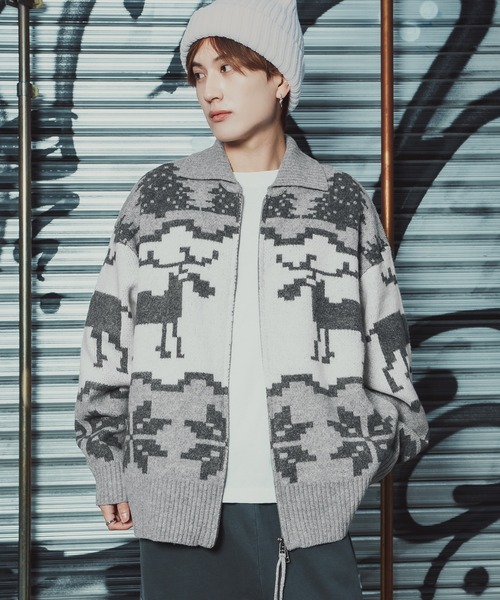 improves（インプローブス） セーター ニット ノルディック柄 カウチン