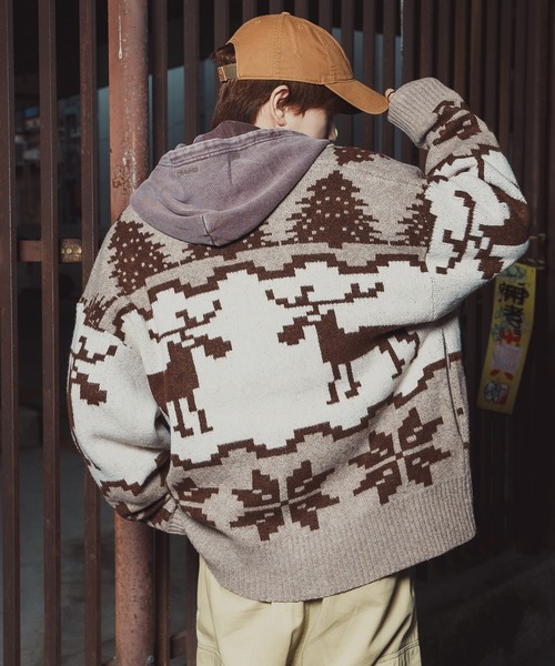 improves（インプローブス） セーター ニット ノルディック柄 カウチン