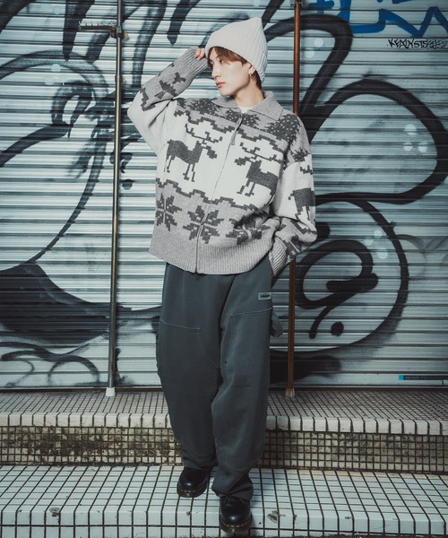 improves（インプローブス） セーター ニット ノルディック柄 カウチン