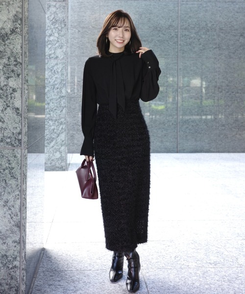 anuans（アニュアンス） ワンピース フェザージャガードコンビ