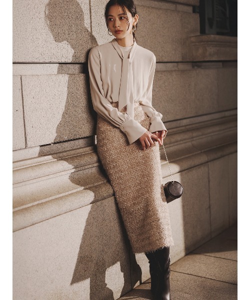 anuans（アニュアンス） ワンピース フェザージャガードコンビ