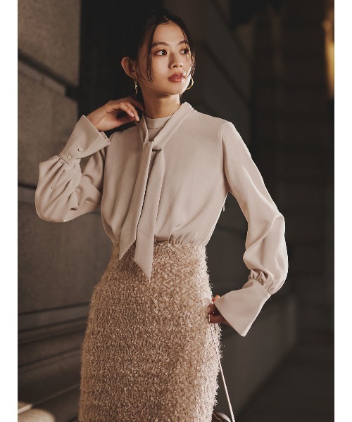 anuans（アニュアンス） ワンピース フェザージャガードコンビ