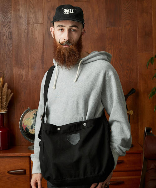 Schott N.Y.C（ショット） 「schott」 ショルダーバッグ F ブラック