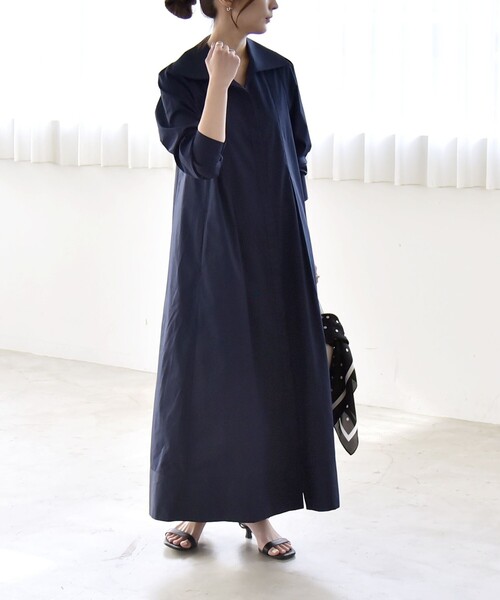 PONTA@ワンピフルパラ　専用 quaranciel ワンピース quaranciel:「洗濯機可能」ビッグカラー A