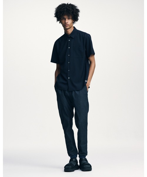 ジーンズ STRETCH DENIM SLIM-FIT RIBBED PANTS メンズ レディースの画像