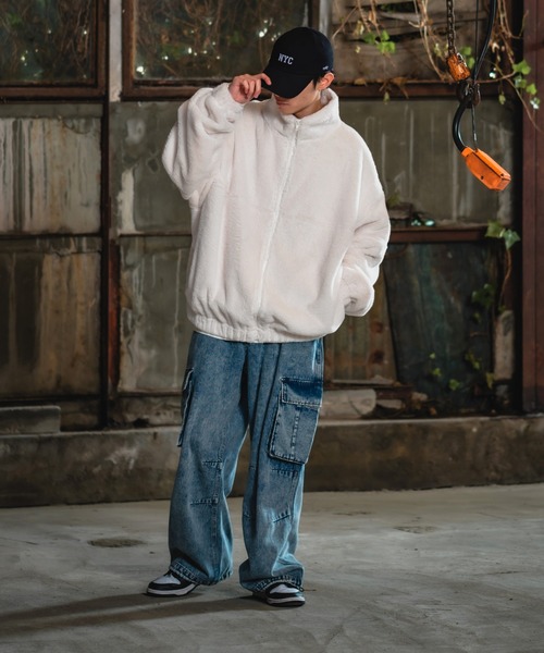 「improves」 「uau」ブルゾン MEDIUM ベージュ メンズ_画像5