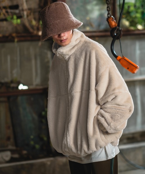 「improves」 「uau」ブルゾン MEDIUM ベージュ メンズ_画像7