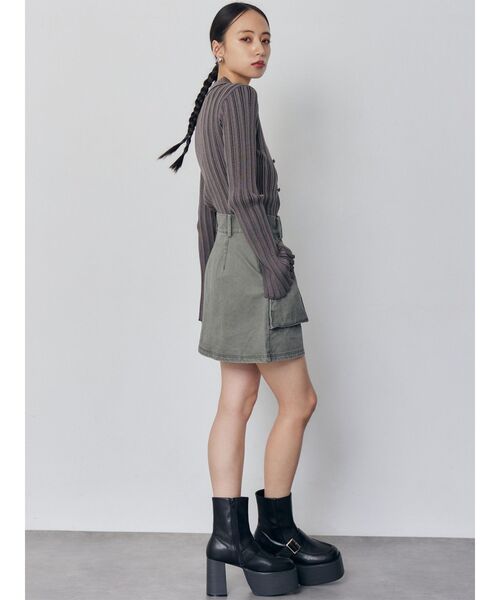 MURUA ニット MURUA（ムルーア） ニット セーター フロントピンチニット レディース