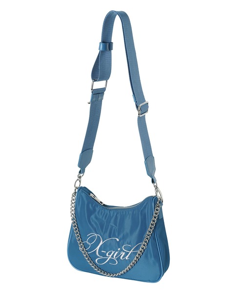 XG ショルダーバッグ SHOULDER BAG 公式グッズ(完売品) X-girl（エックスガール） 2WAYバッグ ONE SIZE ブルー レディース