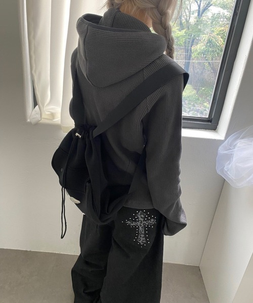inst.ALL ワイドパンツ ジーンズ デニム デニムパンツ レオパード柄