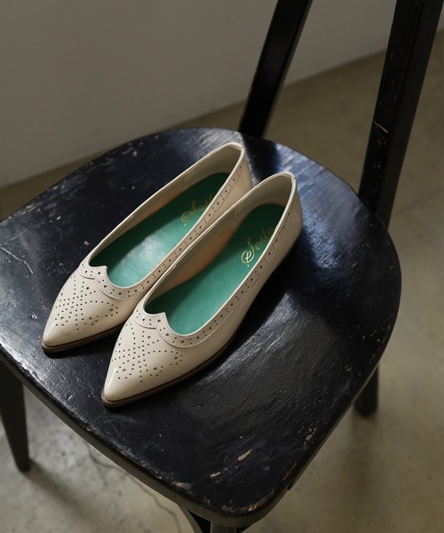 「SESTO」 フラットパンプス 25.0cm ブラック レディース_画像2