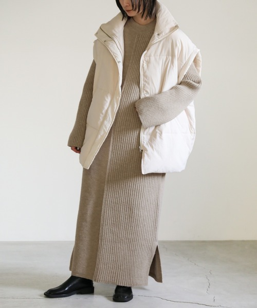 「select MOCA」 ニットワンピース FREE ブラック レディース_画像2