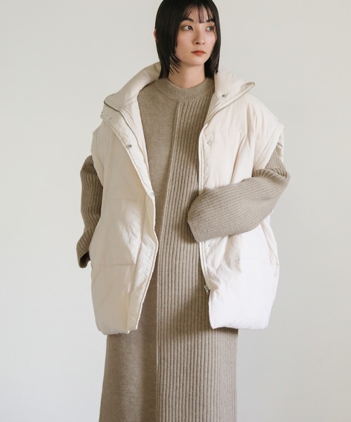 「select MOCA」 ニットワンピース FREE ブラック レディース_画像9