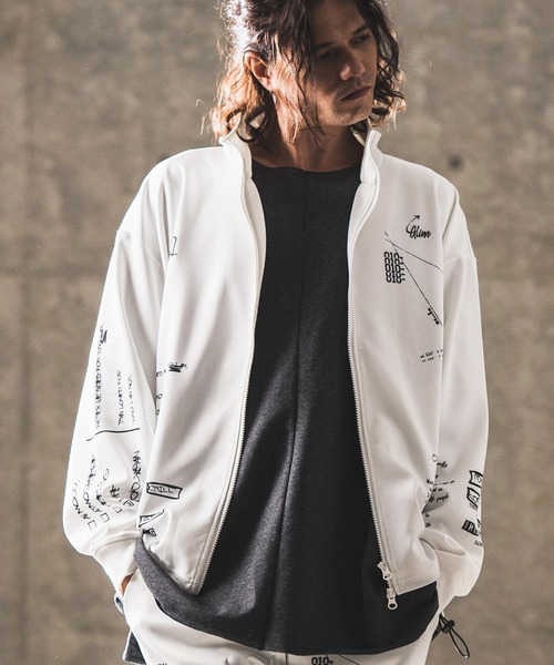 GLIMCLAP ジャージブルゾン L ブラック メンズ : ZOZOTOWN Yahoo!店