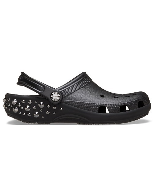 美品、crocs、クロックス、スタッズ、厚底、サンダル、黒 crocs（クロックス） サンダル crocs Classic Studded Clog Blk