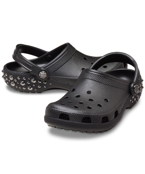crocs（クロックス） サンダル crocs Classic Studded Clog Blk