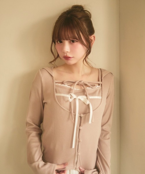 TITTY＆CO.（ティティーアンドコー） アンサンブル ダブルリボンキャミ