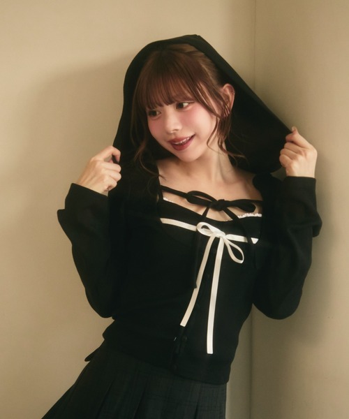 TITTY＆CO.（ティティーアンドコー） アンサンブル ダブルリボンキャミ