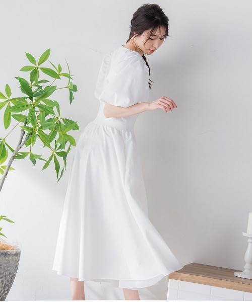 「VICKY」 半袖ワンピース 2 ブルー レディース_画像8