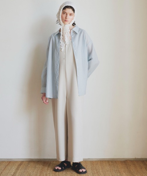 「DOUX ARCHIVES」 オーバーオール 38 ブラック レディース_画像2