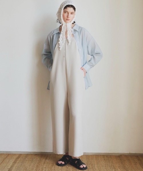 「DOUX ARCHIVES」 オーバーオール 38 ブラック レディース_画像5