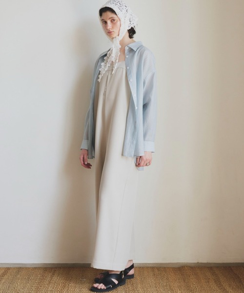 「DOUX ARCHIVES」 オーバーオール 38 ブラック レディース_画像6