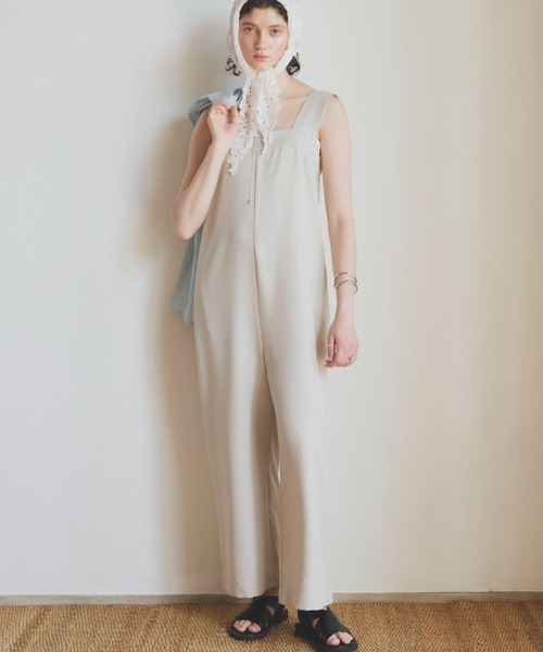 「DOUX ARCHIVES」 オーバーオール 38 ブラック レディース_画像9