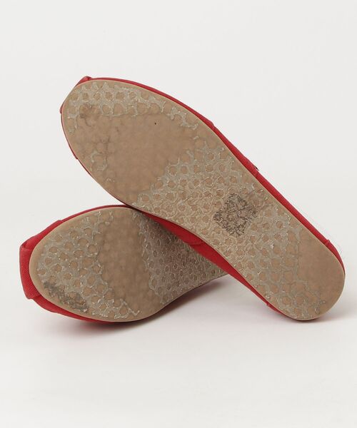 「TOMS」 スリッポン 23.5cm レッド レディース_画像3