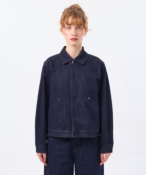 マッキントッシュフィロソフィー　デニムジャケット　レディース　春　ネイビー　38 MACKINTOSH PHILOSOPHY（マッキントッシュフィロソフィー） デニム