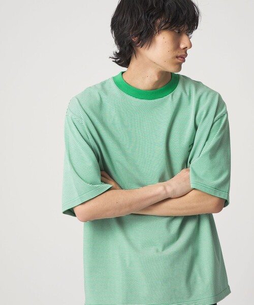 CITEN（シテン） tシャツ 「CITEN」リンガーボーダーT メンズ