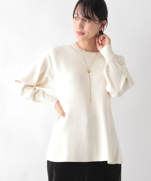 「GLOBAL WORK」 長袖ニット MEDIUM グレー系その他 レディース_画像5