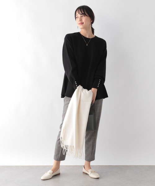 「GLOBAL WORK」 長袖ニット MEDIUM グレー系その他 レディース_画像7