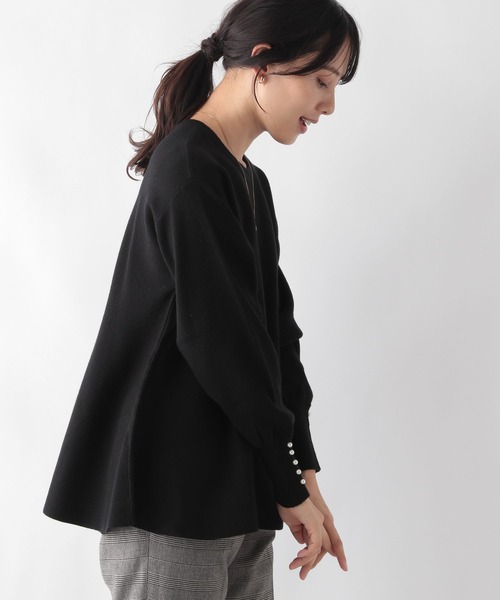「GLOBAL WORK」 長袖ニット MEDIUM グレー系その他 レディース_画像9