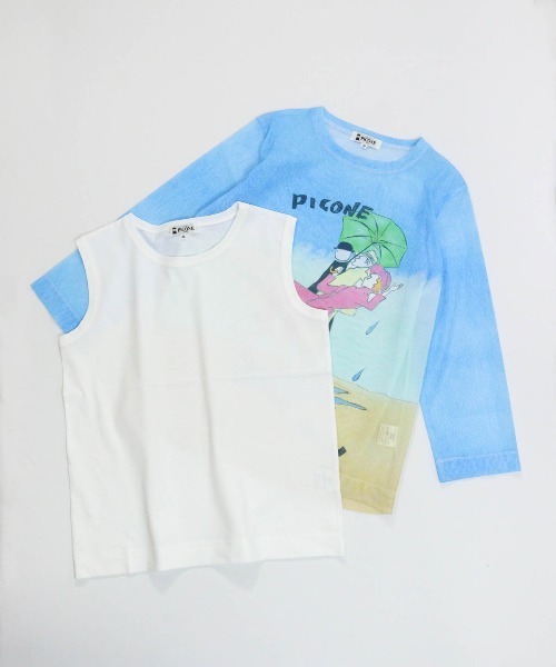 STUDIO PICONE（スタジオピッコーネ） tシャツ アートイラストツイン