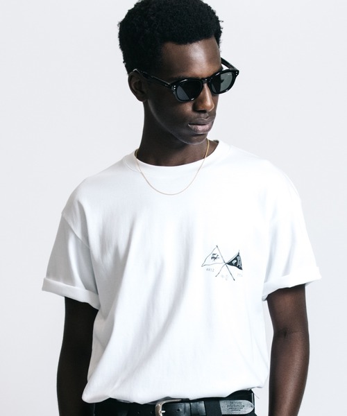 CRIMIE（クライミー） tシャツ FLAG ＆ CR MUSUTANG T SHIRT メンズ