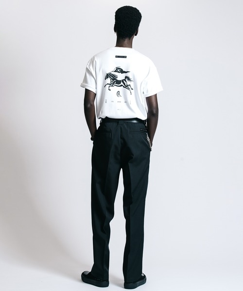 CRIMIE（クライミー） tシャツ FLAG ＆ CR MUSUTANG T SHIRT メンズ