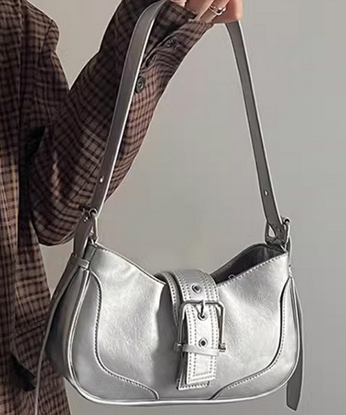 「.KOM」 ショルダーバッグ FREE シルバー レディース_画像8