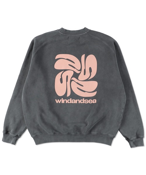 「WIND AND SEA」 スウェットカットソー MEDIUM スモークピンク メンズ_5
