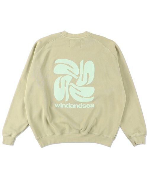 「WIND AND SEA」 スウェットカットソー MEDIUM スモークピンク メンズ_8