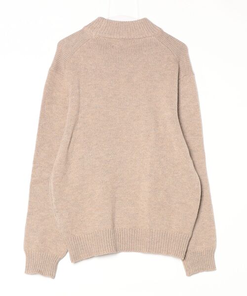 「ADMIX/ATELIER SAB MEN」 長袖ニット 48 グレイッシュベージュ メンズ_画像2