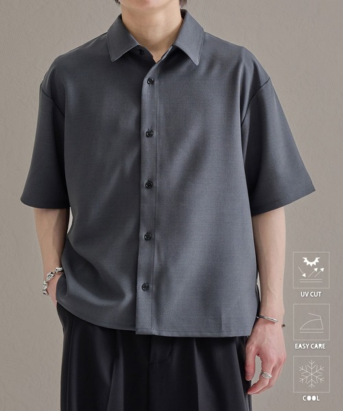 epnok uvカット シャツ ファンクショナルベーシックボックスカット半袖
