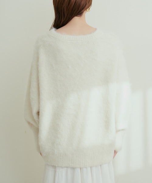 「natural couture」 長袖ニット FREE モカ レディース_画像5