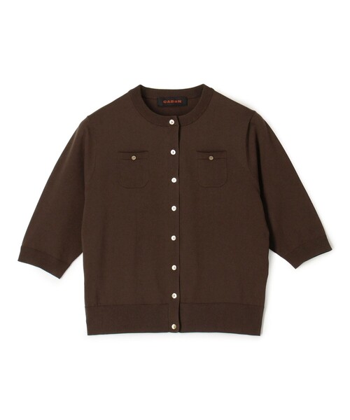 CABAN 半袖カーディガン S CABaN（キャバン） 半袖ニット S ブルー レディース : ZOZOTOWN Yahoo
