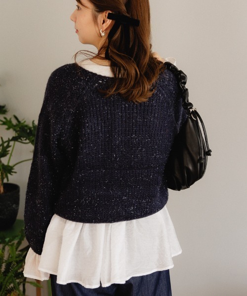 「flower」 長袖ブラウス FREE ホワイト レディース_画像2