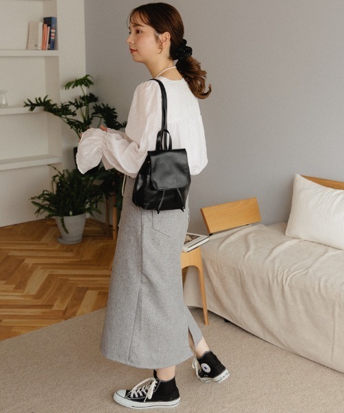 「flower」 長袖ブラウス FREE ホワイト レディース_画像8