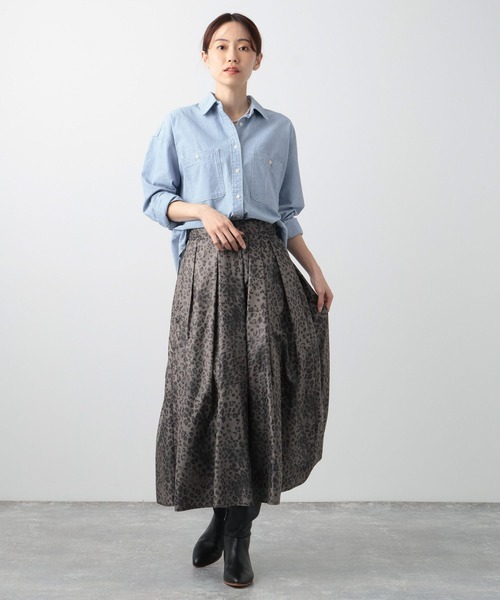 「BARNYARDSTORM」 長袖シャツ FREE ライトブルー レディース_画像4