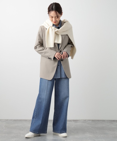 「BARNYARDSTORM」 長袖シャツ FREE ライトブルー レディース_画像9