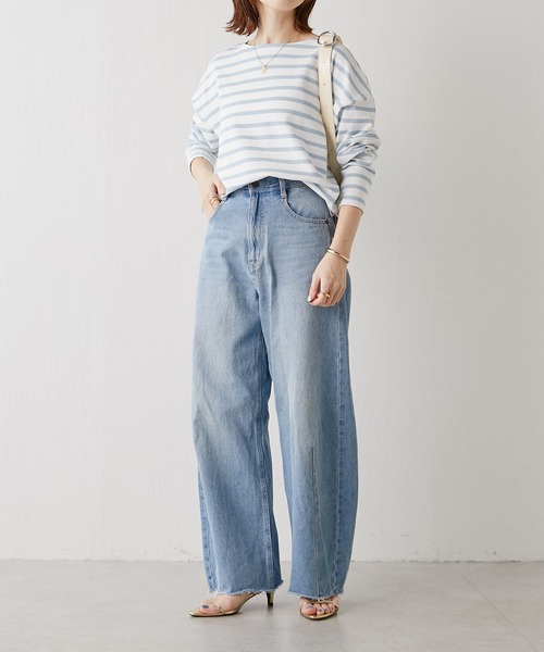 「MACKINTOSH PHILOSOPHY」 長袖カットソー 2 イエロー レディース_画像2